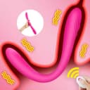 DOUBLE ENDED Kablosuz Kumandalı G-Spot Uyarıcı Bükülebilir Çift Taraflı Kullanılabilir Vibratör 2