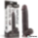 24 CM Hareketli Deri Ultra Yumuşak Çift Katmanlı Zenci Penis - Sliding Skin Dual Layer Dong 5
