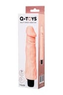 A-Toys 23 cm Gerçekçi Titreşimli Dildo 1