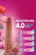 Rabixy İleri Geri Hareketli Titreşimli Uzaktan Kumandalı Isıtmalı Dildo 4