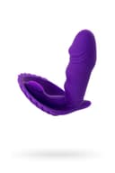 A-Toys Giyilebilir Vibratör Klitoral Uyarıcı Tıbbi Silikon Mor 12 cm 8