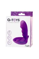 A-Toys Giyilebilir Vibratör Klitoral Uyarıcı Tıbbi Silikon Mor 12 cm 2