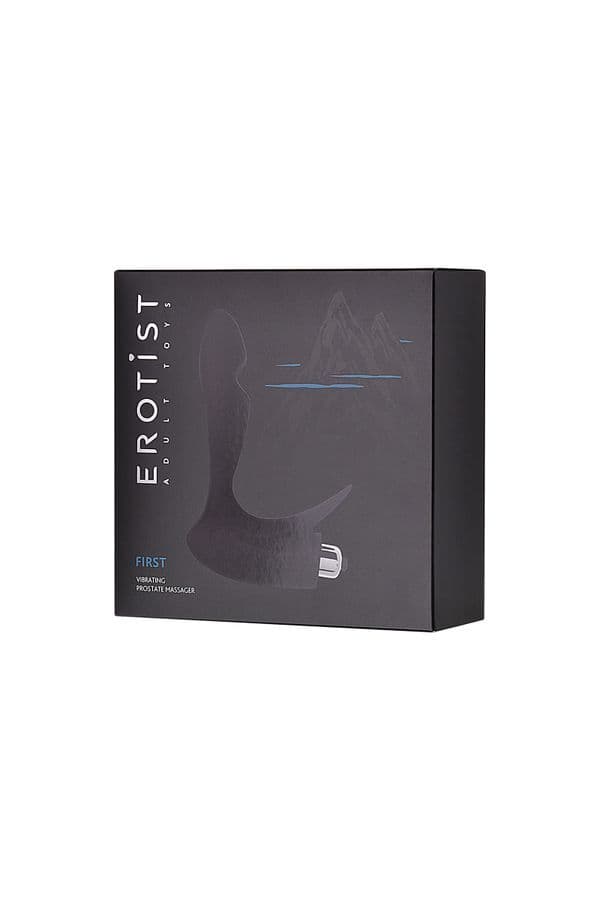 Erotist Prostat Masajı 2'si 1 Arada Anal Plug 14,4 cm
