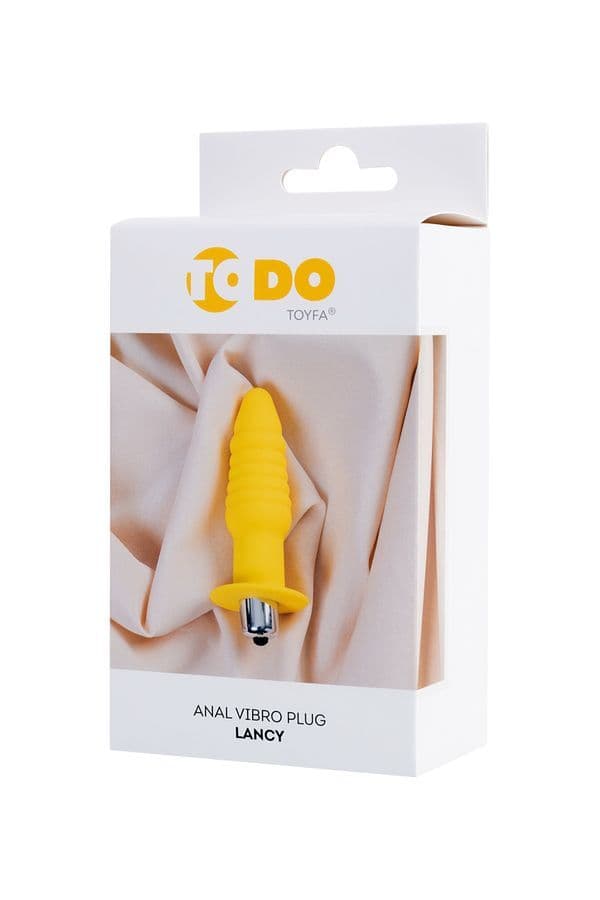 ToDo by Toyfa Lancy Anal Plug, silikon, sarı, 11 cm
